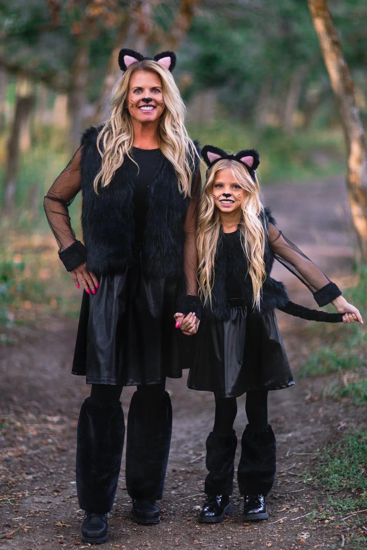 Mom & Me - Black Cat Costume Set