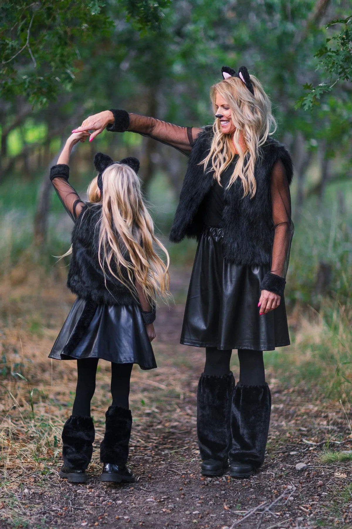 Mom & Me - Black Cat Costume Set