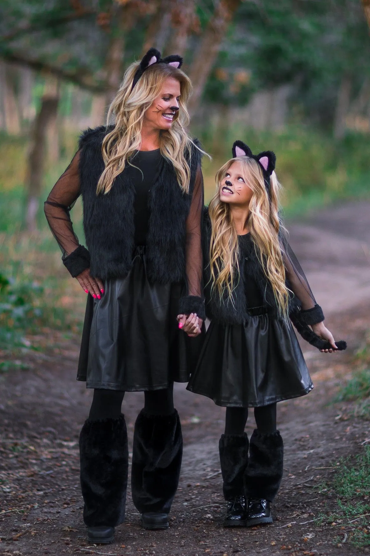 Mom & Me - Black Cat Costume Set