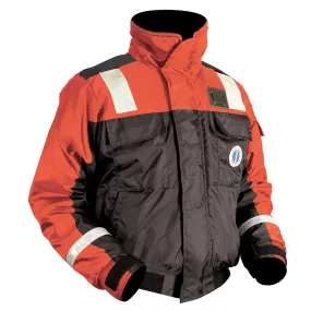 Mustang Classic Flotation Bomber Jacket w/Reflective Tape - Orange/Black - XL [MJ6214T1-33-XL-206]