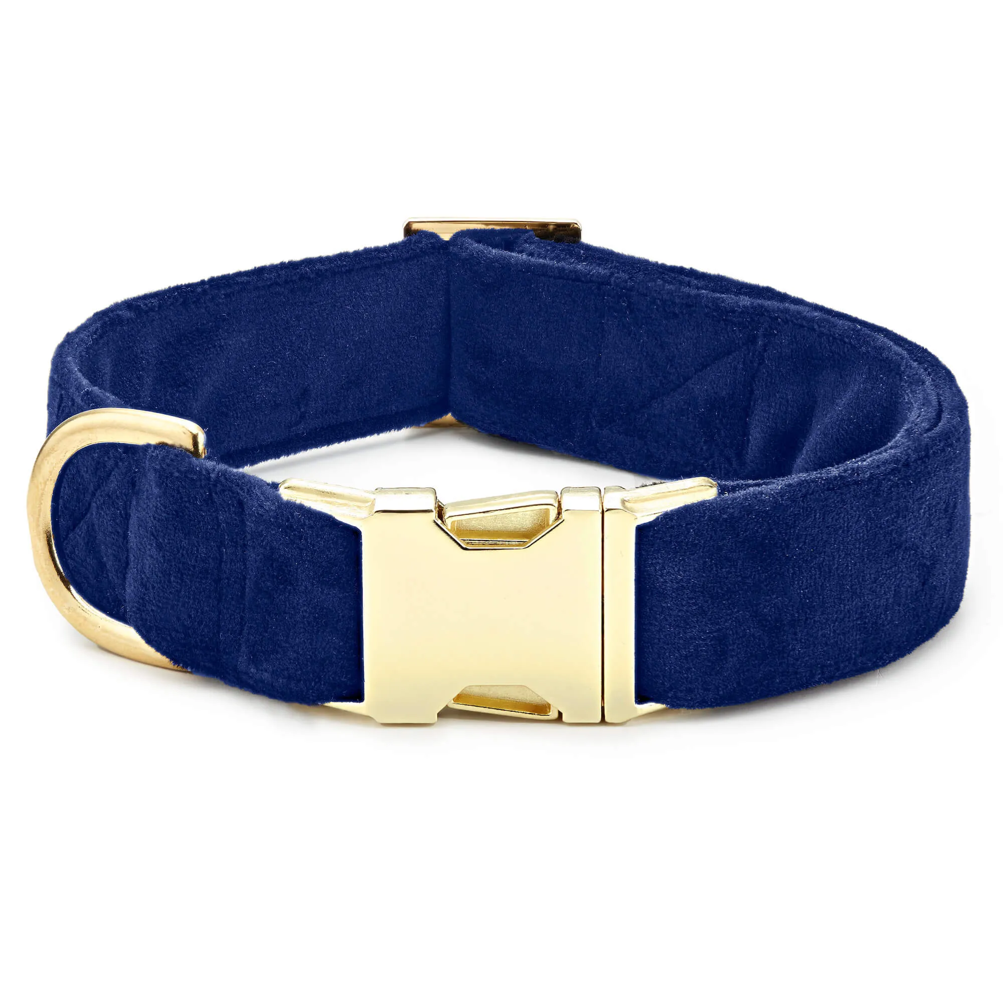 Navy Velvet Bow Tie Collar