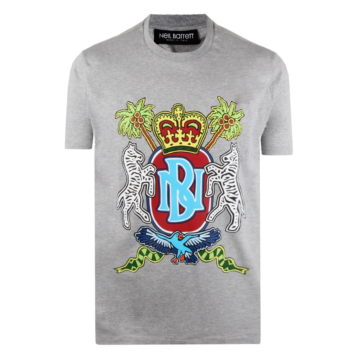 Neil Barrett Coat of Arms Print T-shirt