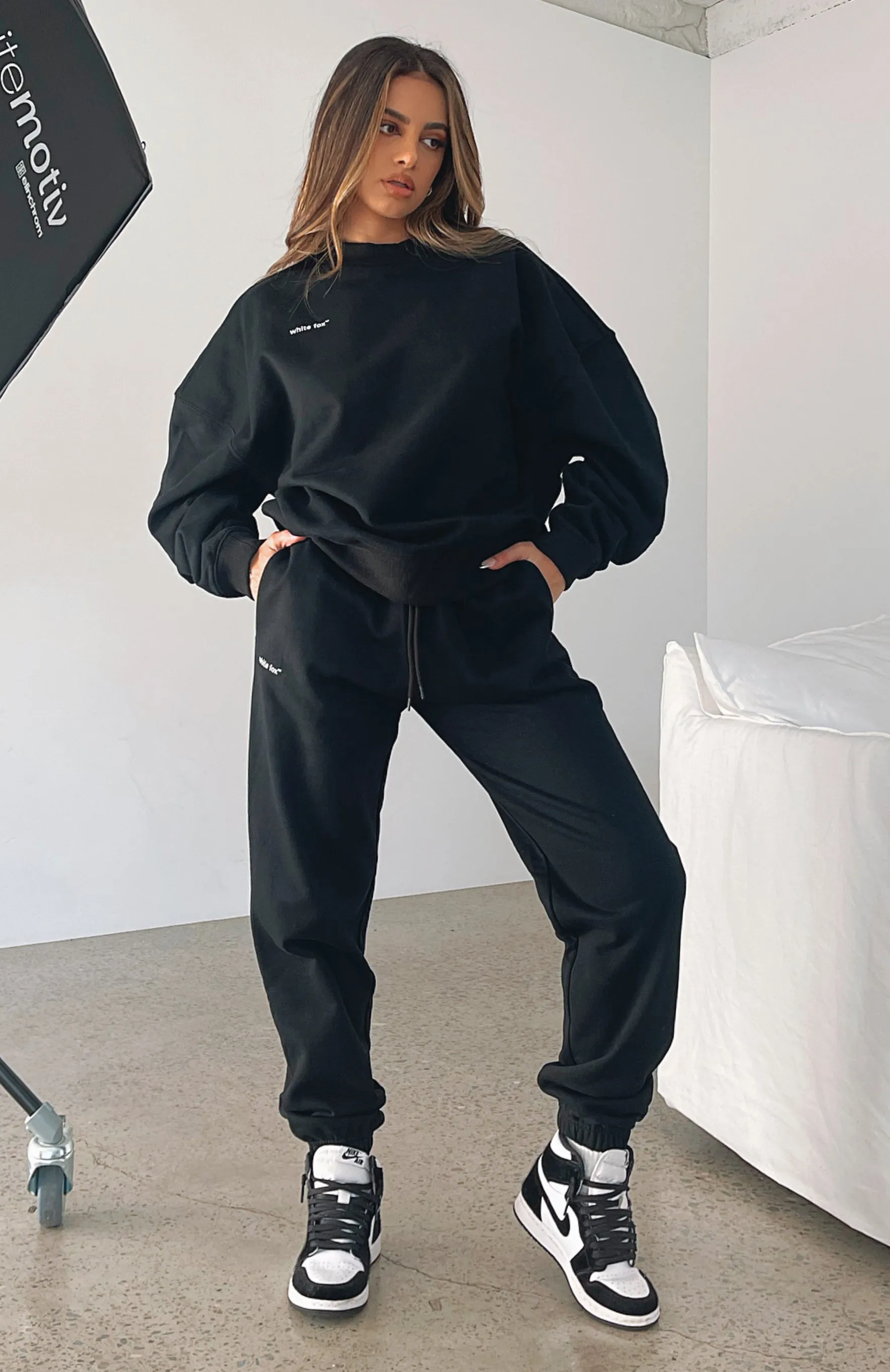 Not An Issue Sweatpants Black