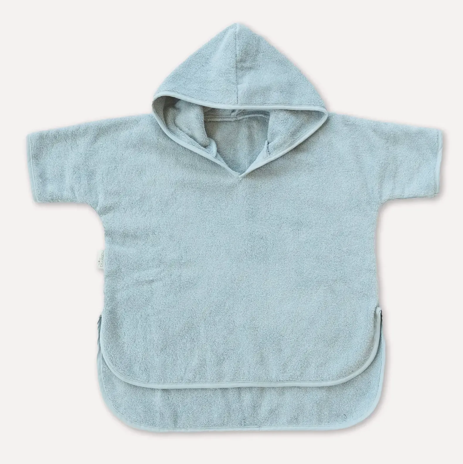 Organic Cotton Hooded Poncho Towel Cover-Up