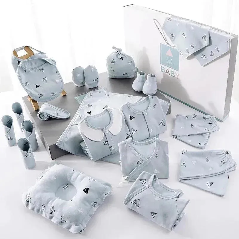 Organic Cotton New Born Gift Set (Set of 22 Pcs)