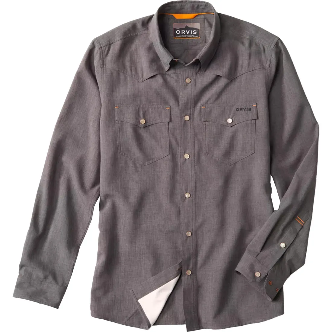 Orvis Tech Chambray Long Sleeve Western Shirt - Men's