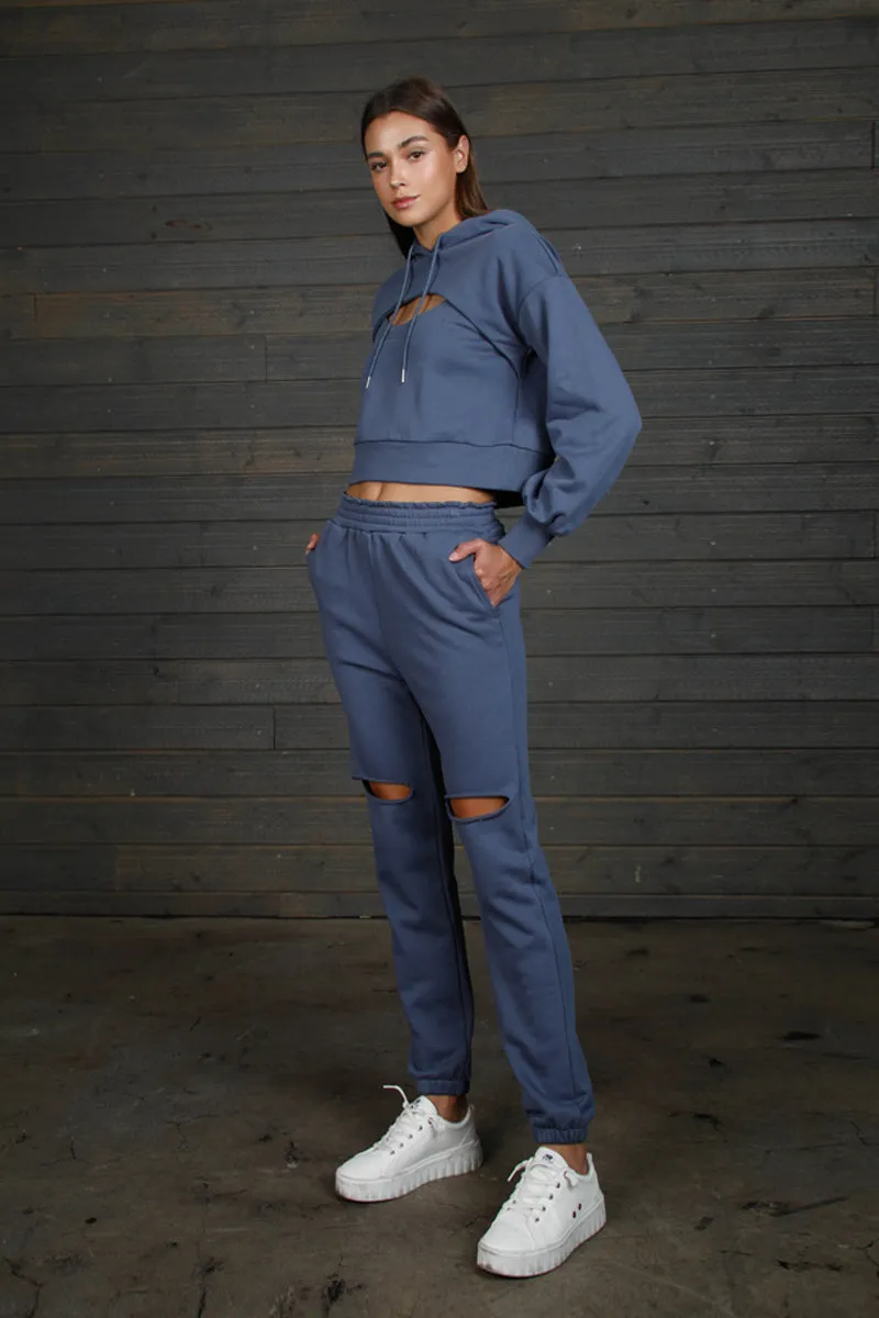 Own Style Sweat Hoodie Sweatpants Set