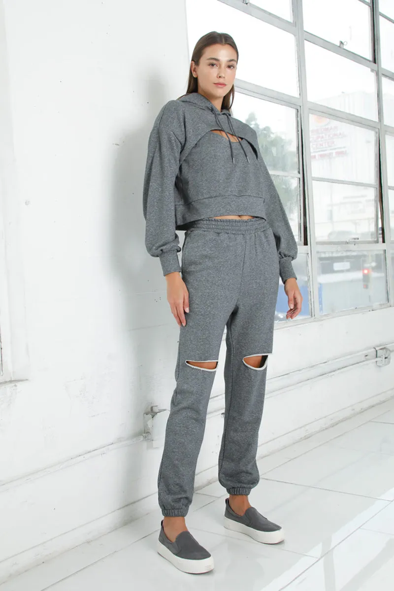 Own Style Sweat Hoodie Sweatpants Set