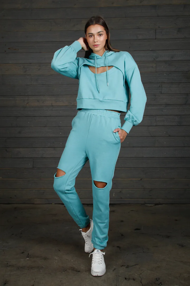 Own Style Sweat Hoodie Sweatpants Set