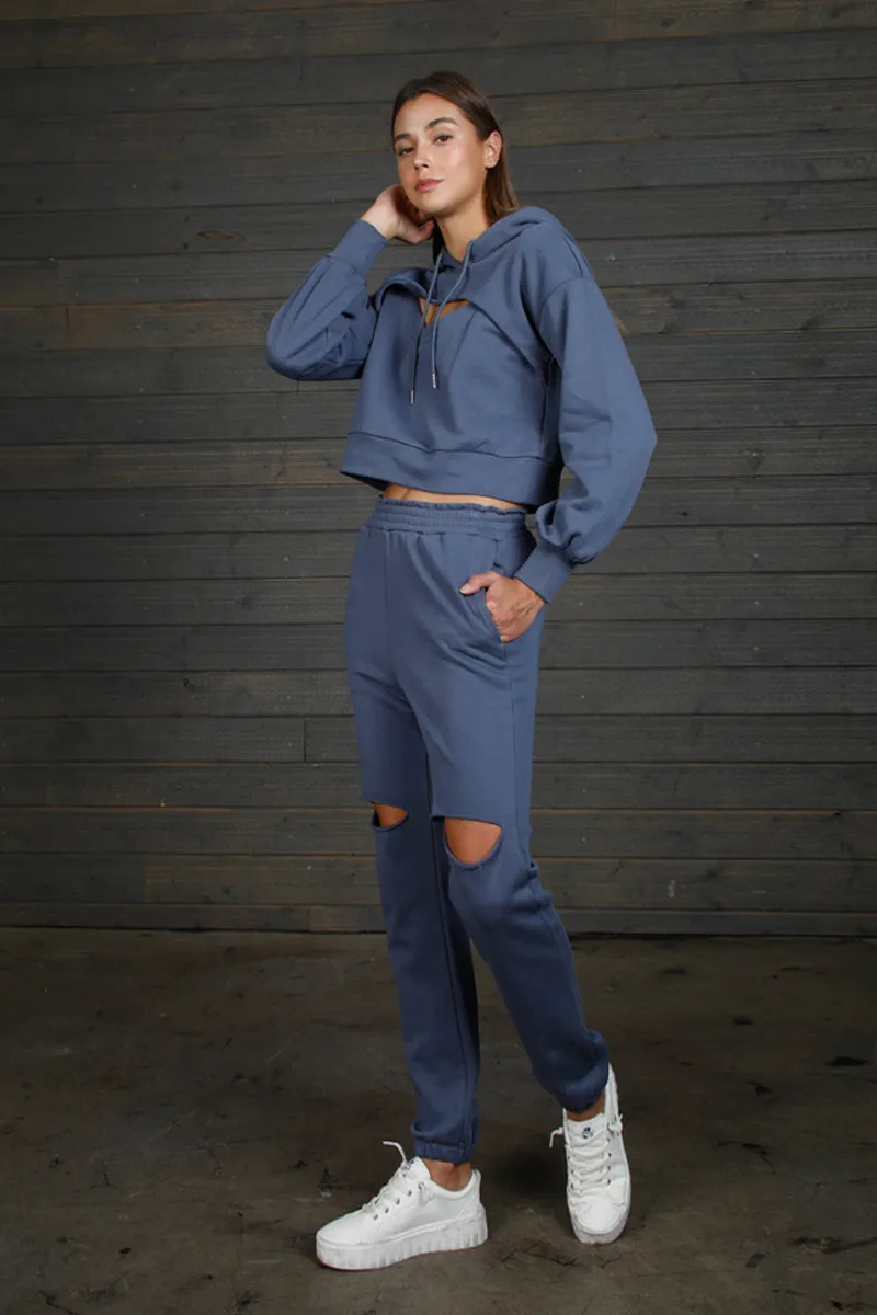 Own Style Sweat Hoodie Sweatpants Set