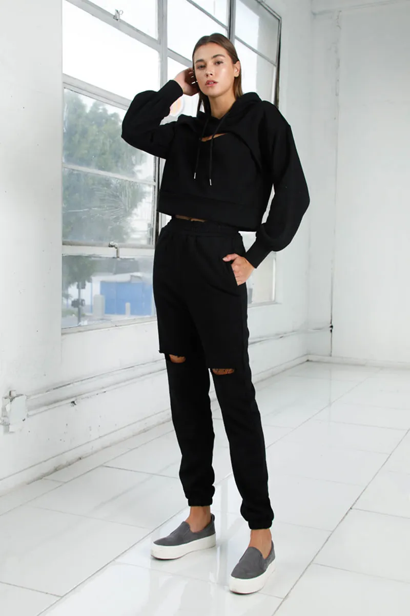 Own Style Sweat Hoodie Sweatpants Set