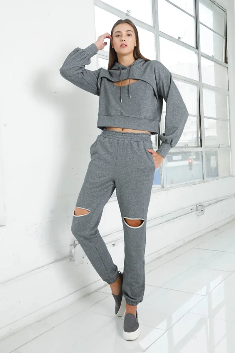 Own Style Sweat Hoodie Sweatpants Set