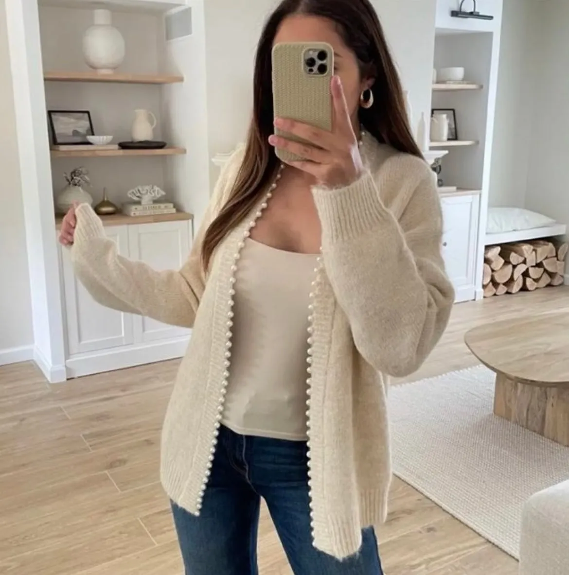 Pearl cardigan