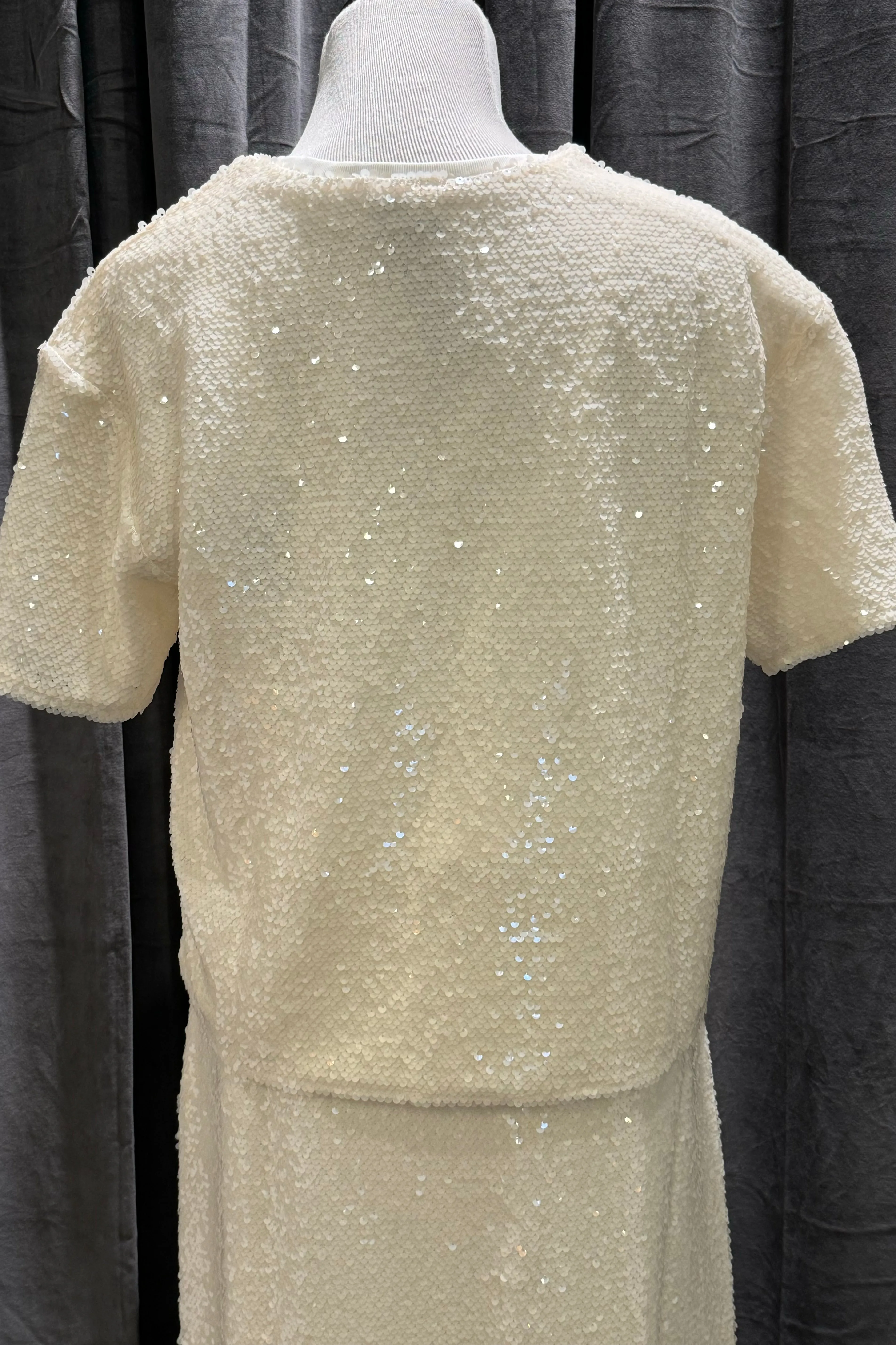 Pearl Shimmer Sequin Boy Shirt