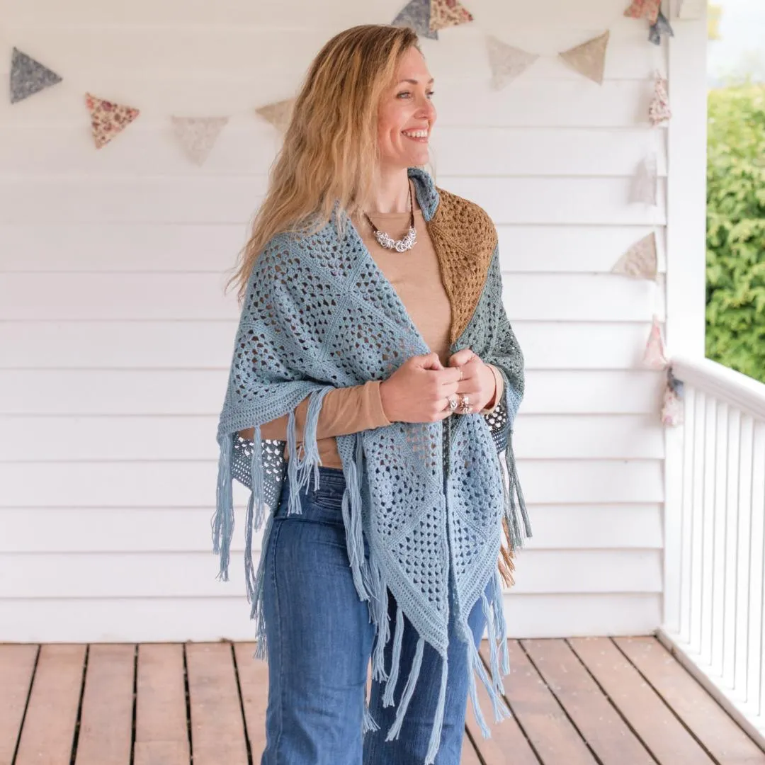 Perpetual Dawn Shawl Kit