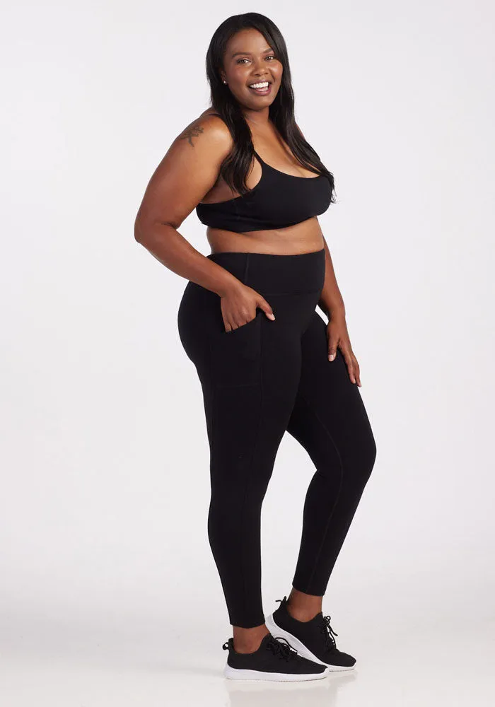 Piper Pocket Leggings - Black