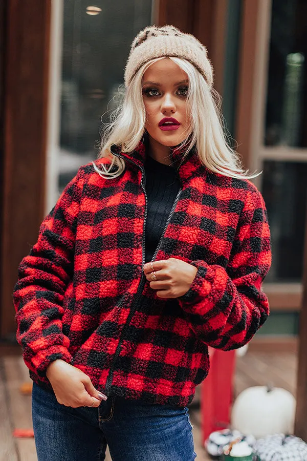 Plaid Haven Sherpa Jacket