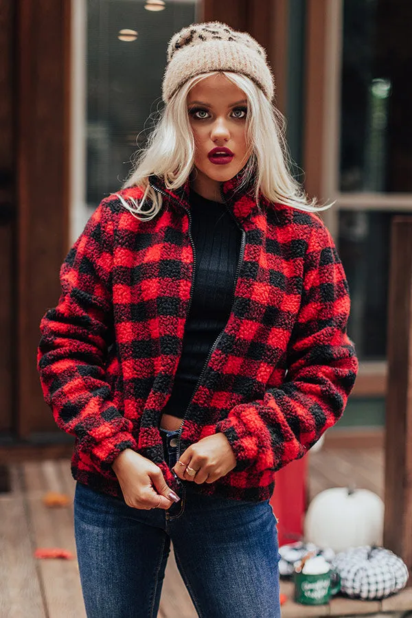 Plaid Haven Sherpa Jacket