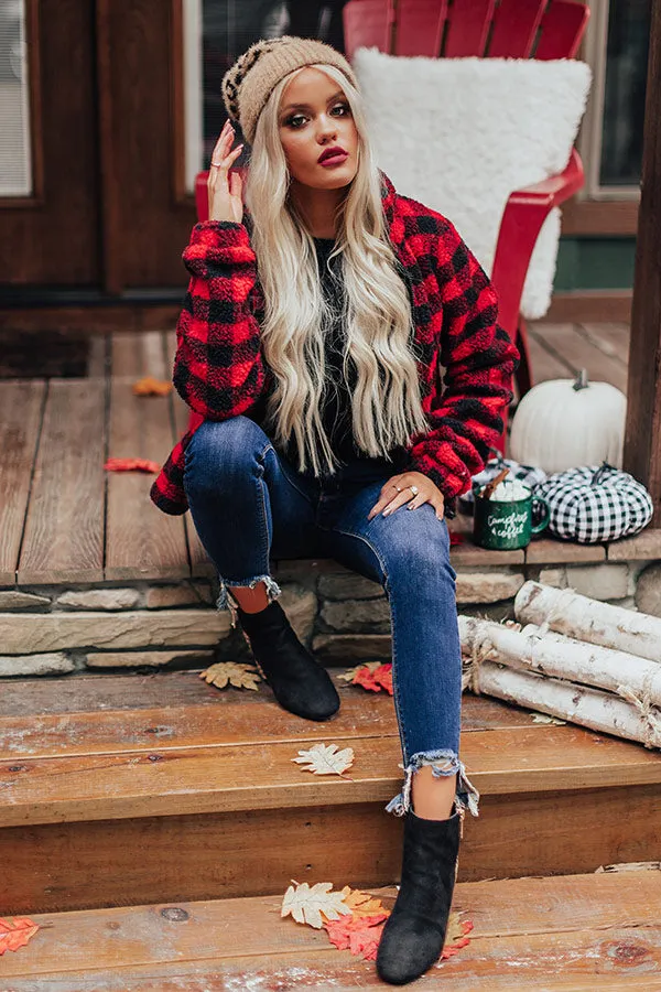 Plaid Haven Sherpa Jacket