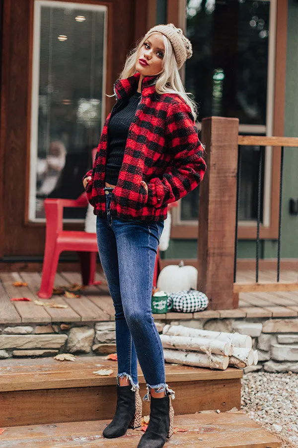 Plaid Haven Sherpa Jacket