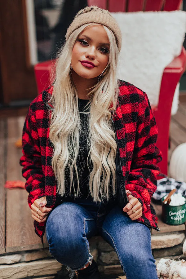 Plaid Haven Sherpa Jacket