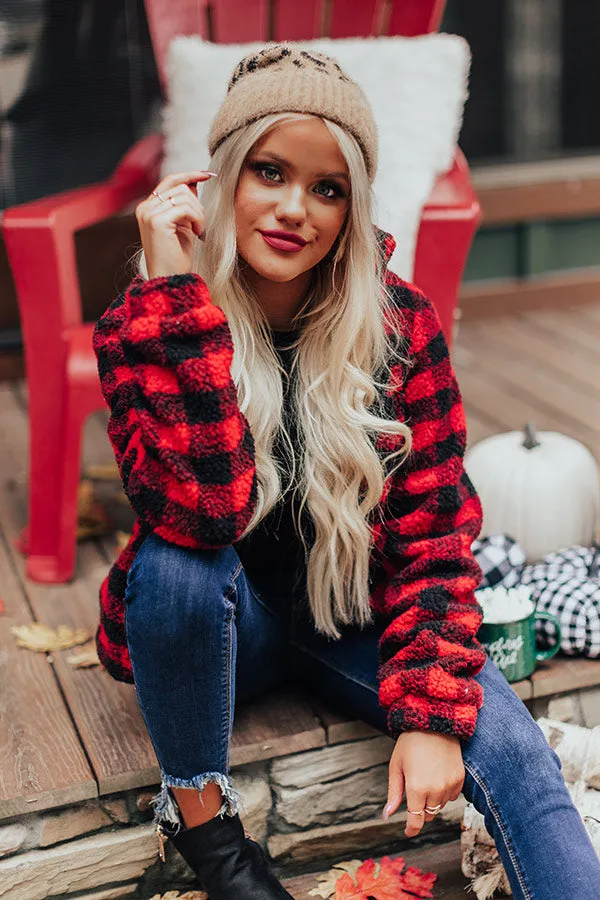 Plaid Haven Sherpa Jacket