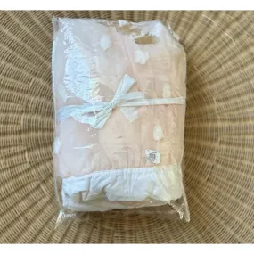 Pottery Barn Kids x Monique Lhuillier Ethereal Tulle Crib Skirt-Blush Pink