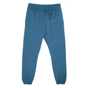 Premium Streetwear Cuffed Sweatpants - Pebble Blue