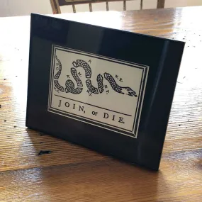 "Join or Die" Framed print