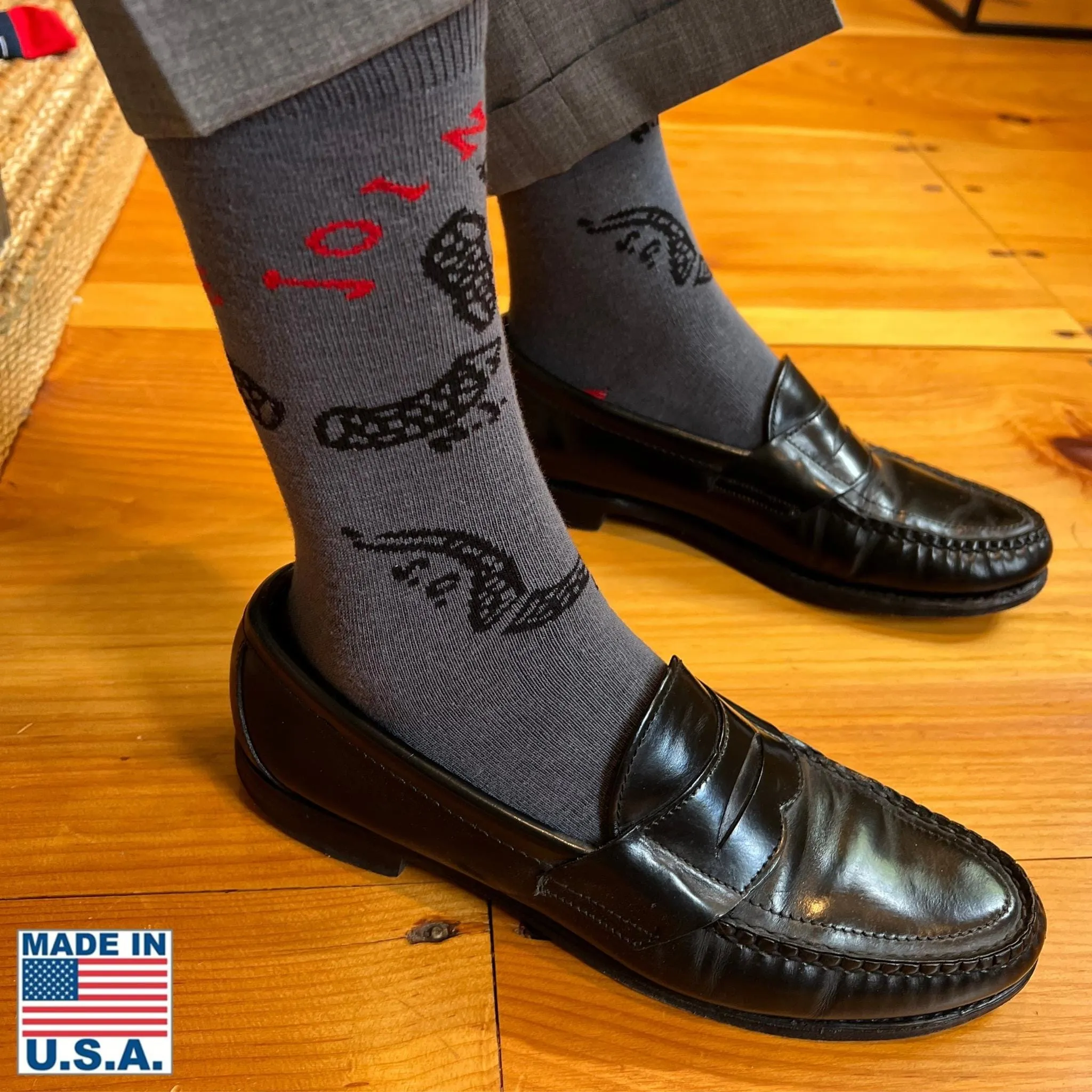 "Join or Die" Socks — Made in USA