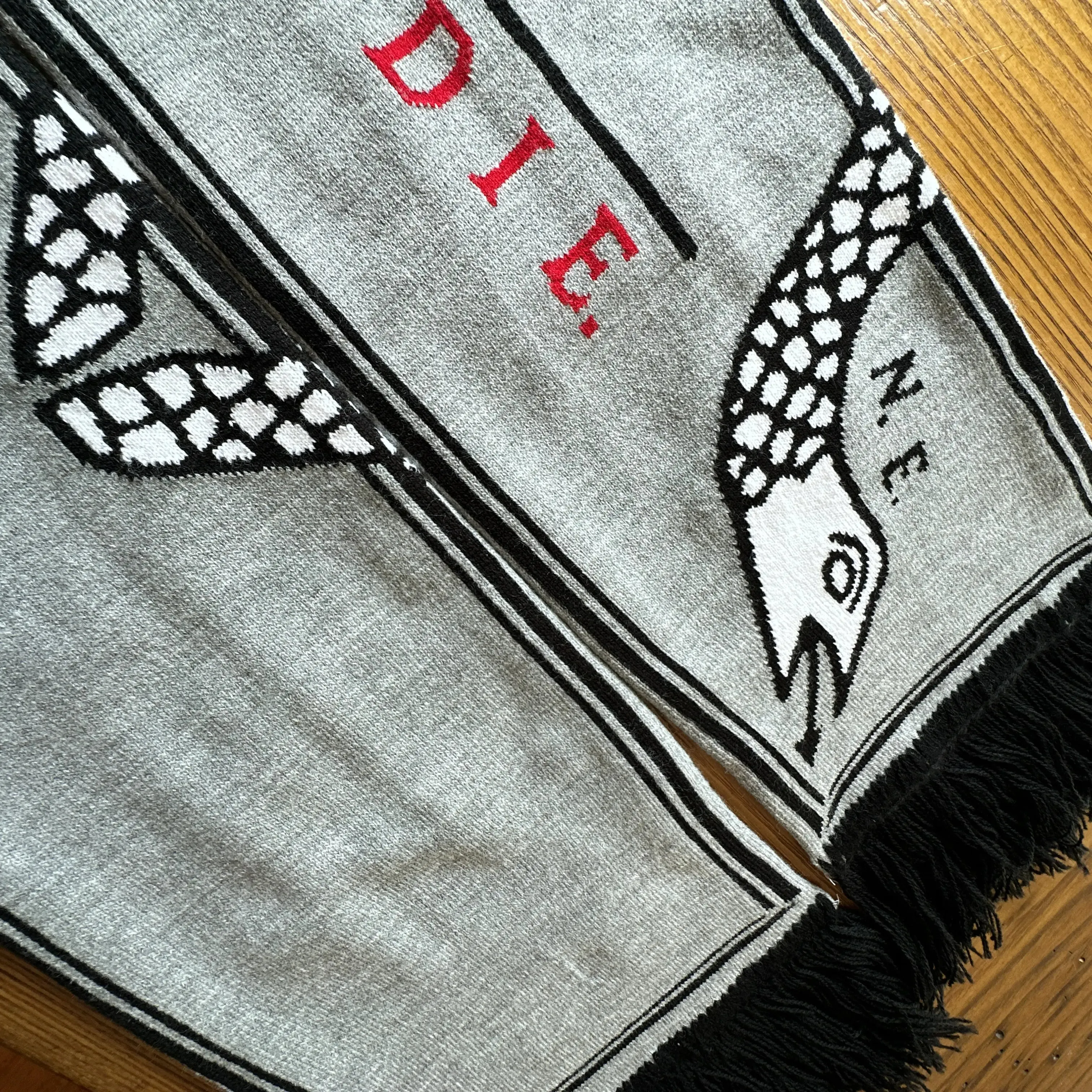 "Join or Die" woven scarf — Made in America