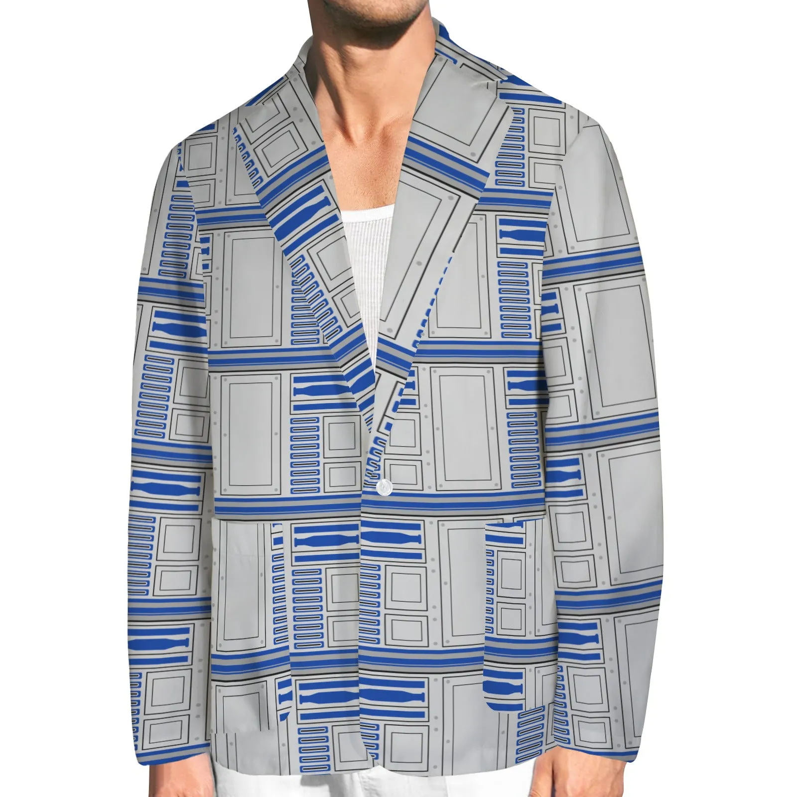 R2-D2 Men's Blazer Jacket