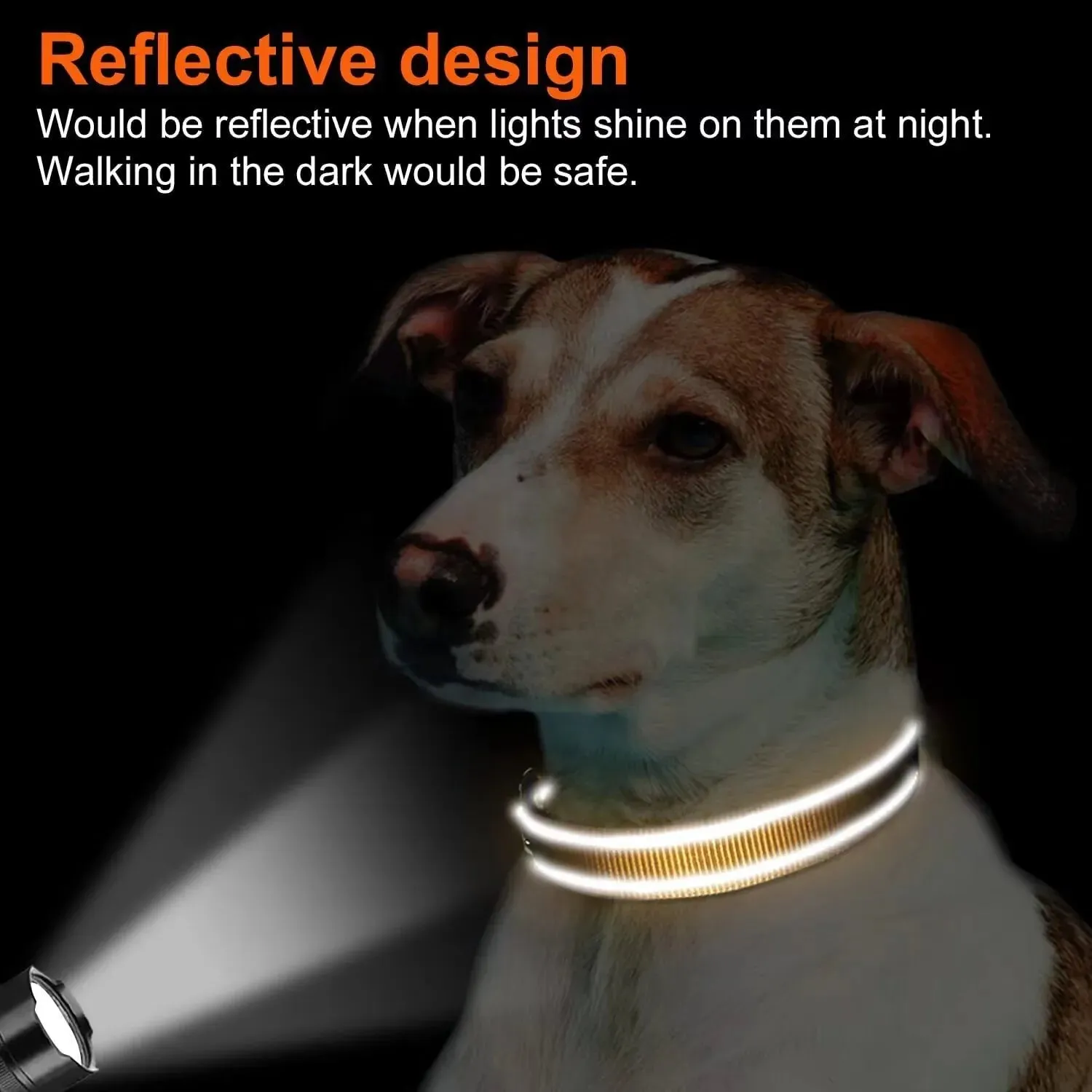 Reflective Dog Collar - Adjustable Padded Collar for Small and Large Dogs | Perfect Pet Owner Gifts & Dog Lover Accessories