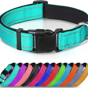 Reflective Dog Collar - Adjustable Padded Collar for Small and Large Dogs | Perfect Pet Owner Gifts & Dog Lover Accessories