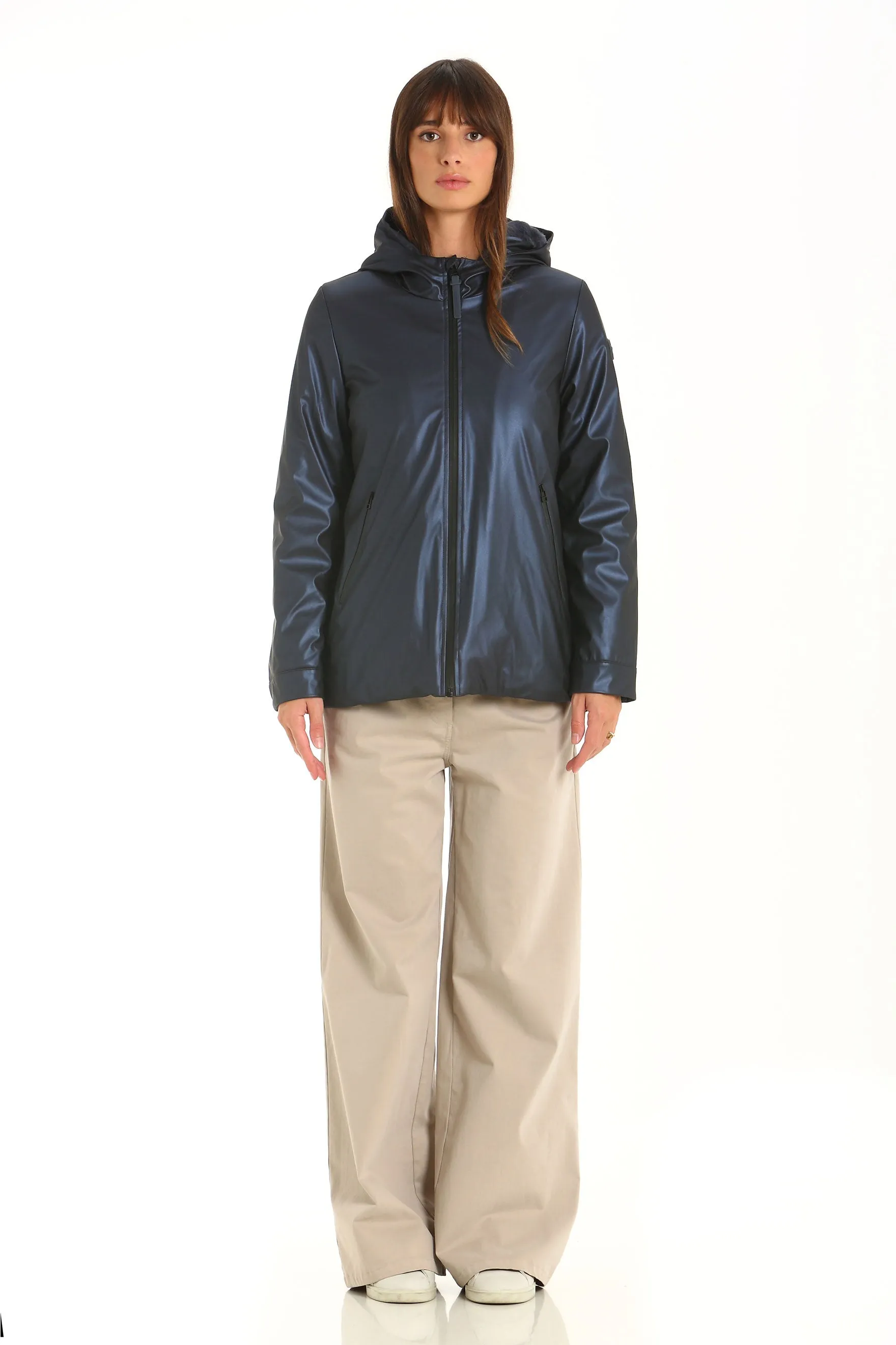 RENIA - Short Sherpa Rain Jacket