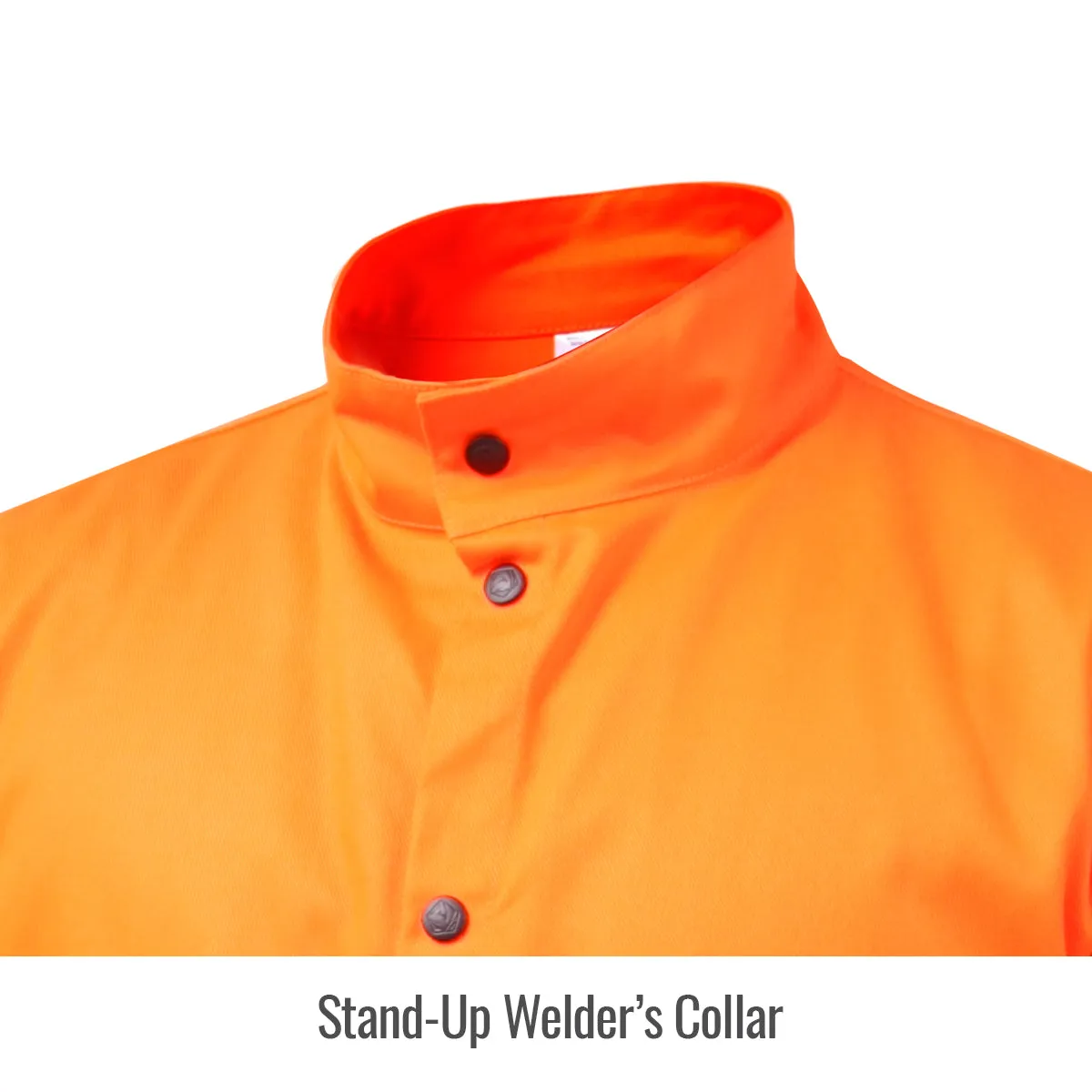 Revco JF1625-OR 32" Orange Stretch-Back FR Cotton Welding Jacket (1 Jacket)