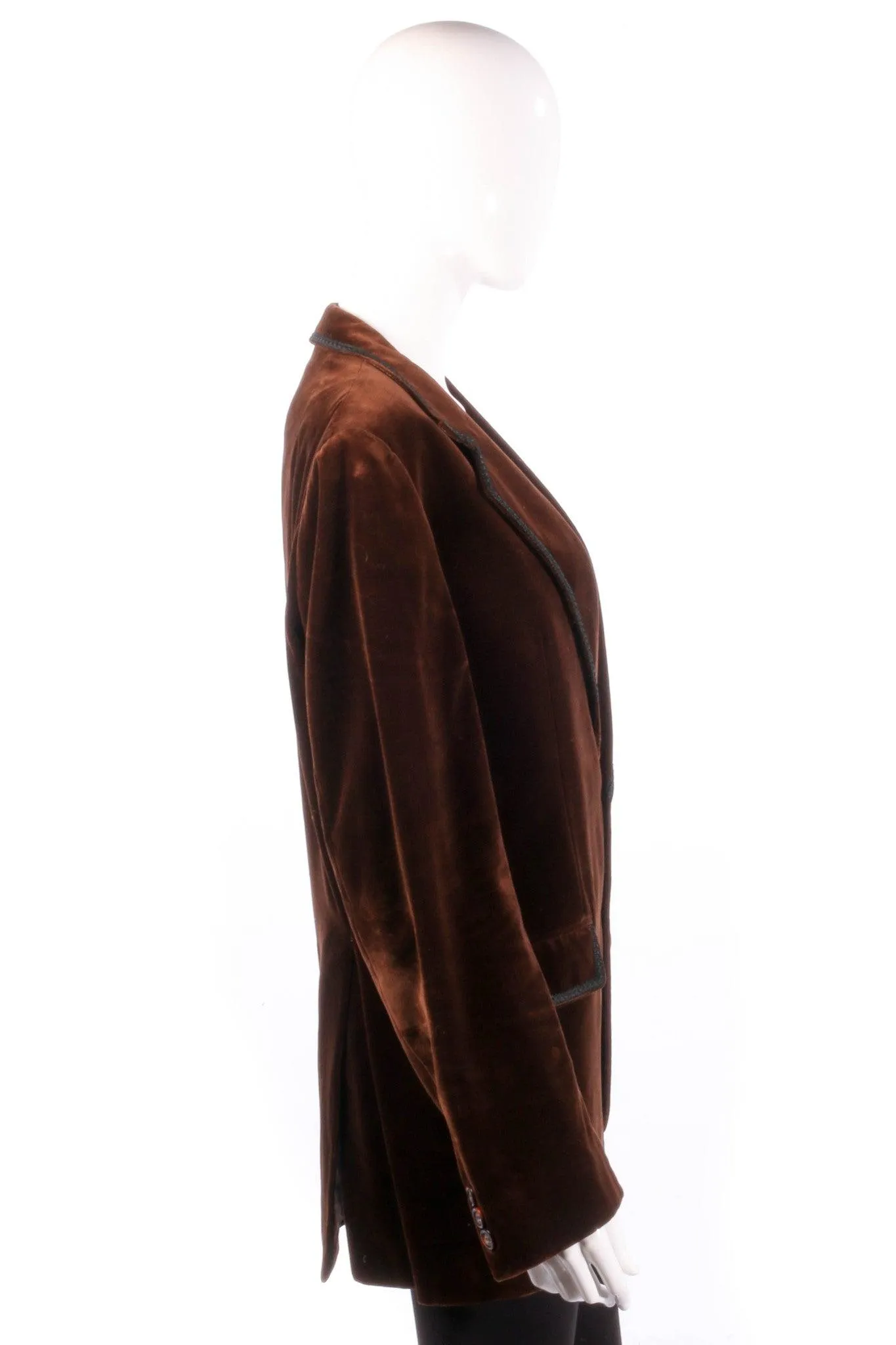 Ritex of Switzerland brown velvet jacket