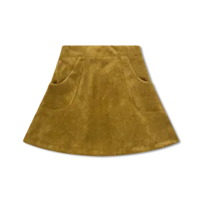 Rosemary Green Cord Skirt