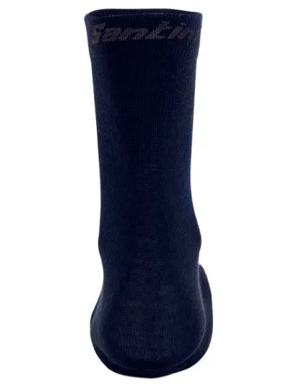 Santini Winter Wool Sock - Navy