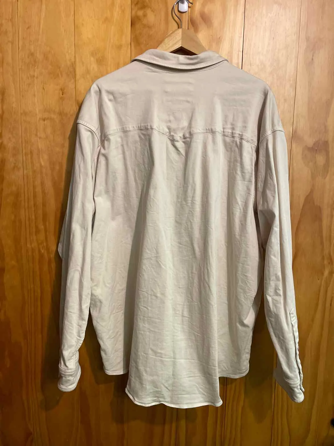 Size XXL Poncho Men's Long Sleeve Shirt