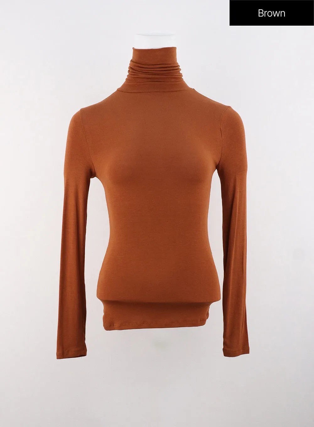 Slim Fit Turtle Neck Top IS320