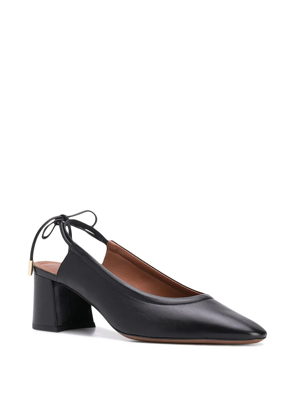 Slingback Shoes In Lux Black Nappa