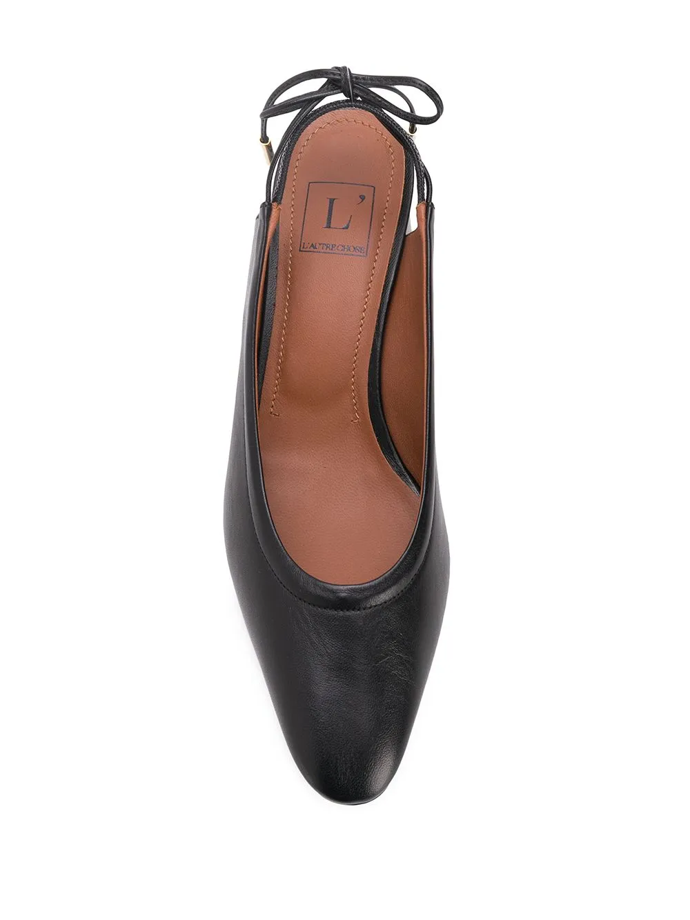 Slingback Shoes In Lux Black Nappa