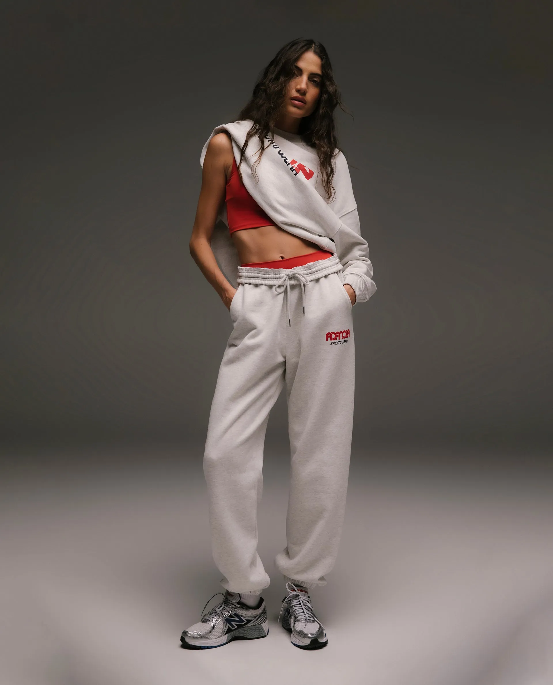 Sportswear Sweatpants - Light Grey Melange