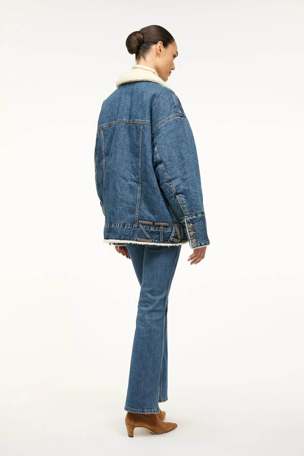 STAUD   WRANGLER REVERSIBLE BIGGEST JEAN JACKET | INDIGO WASH