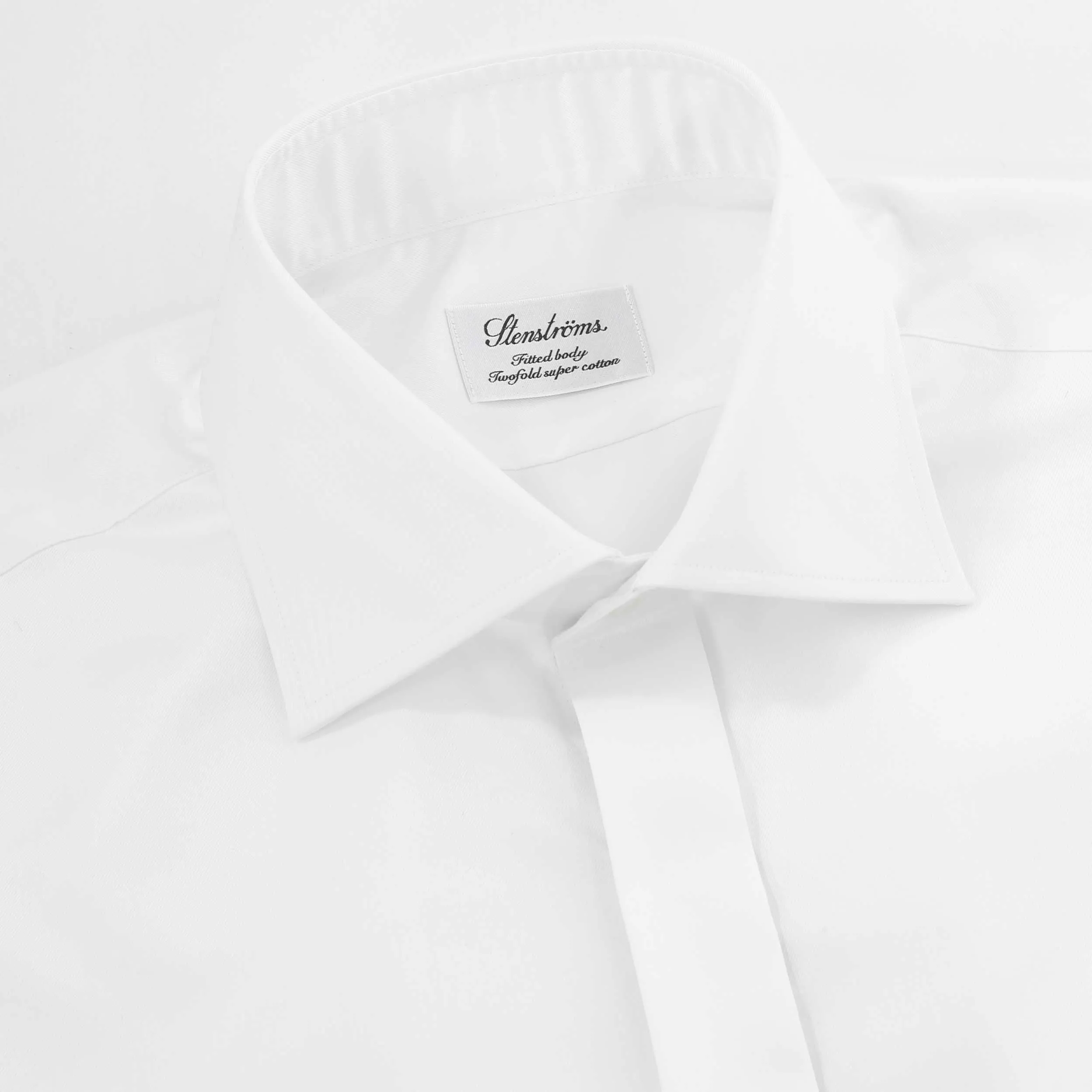 Stenstroms Fitted Body Dinner Shirt in White