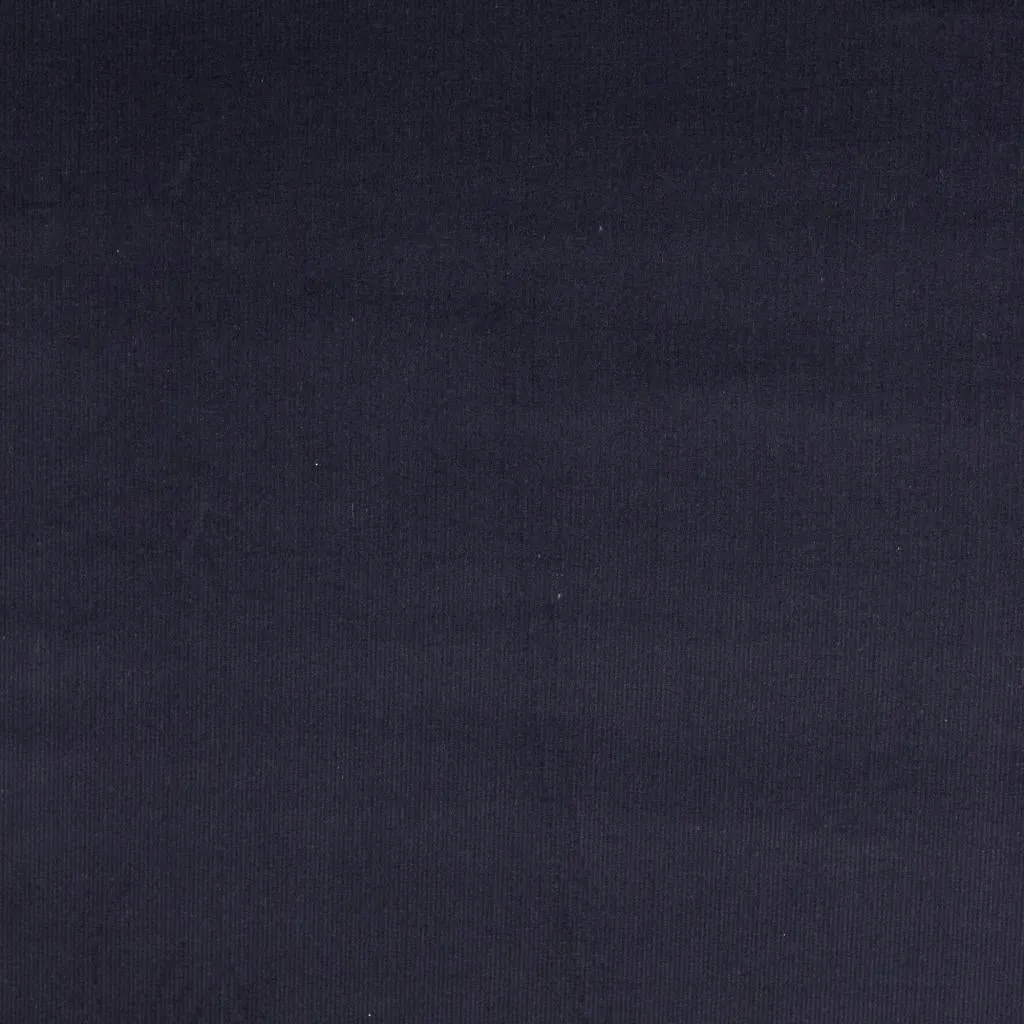 Stretch Cotton Needlecord - Navy