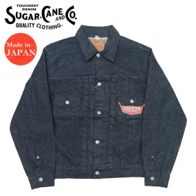 SUGAR CANE シュガーケーン 14.25oz ブラック デニム ジャケット ワンウォッシュ 1953モデル 2nd(セカンド) ジージャン Gジャン 14.25oz BLACK DENIM JACKET 1953 MODEL SC15650【2024-25年秋冬新作】