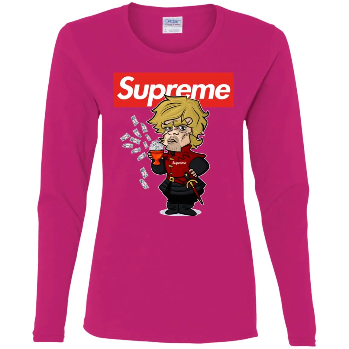 Supreme Tyrion Game Of Thrones T-shirt Women Long Sleeve Shirt