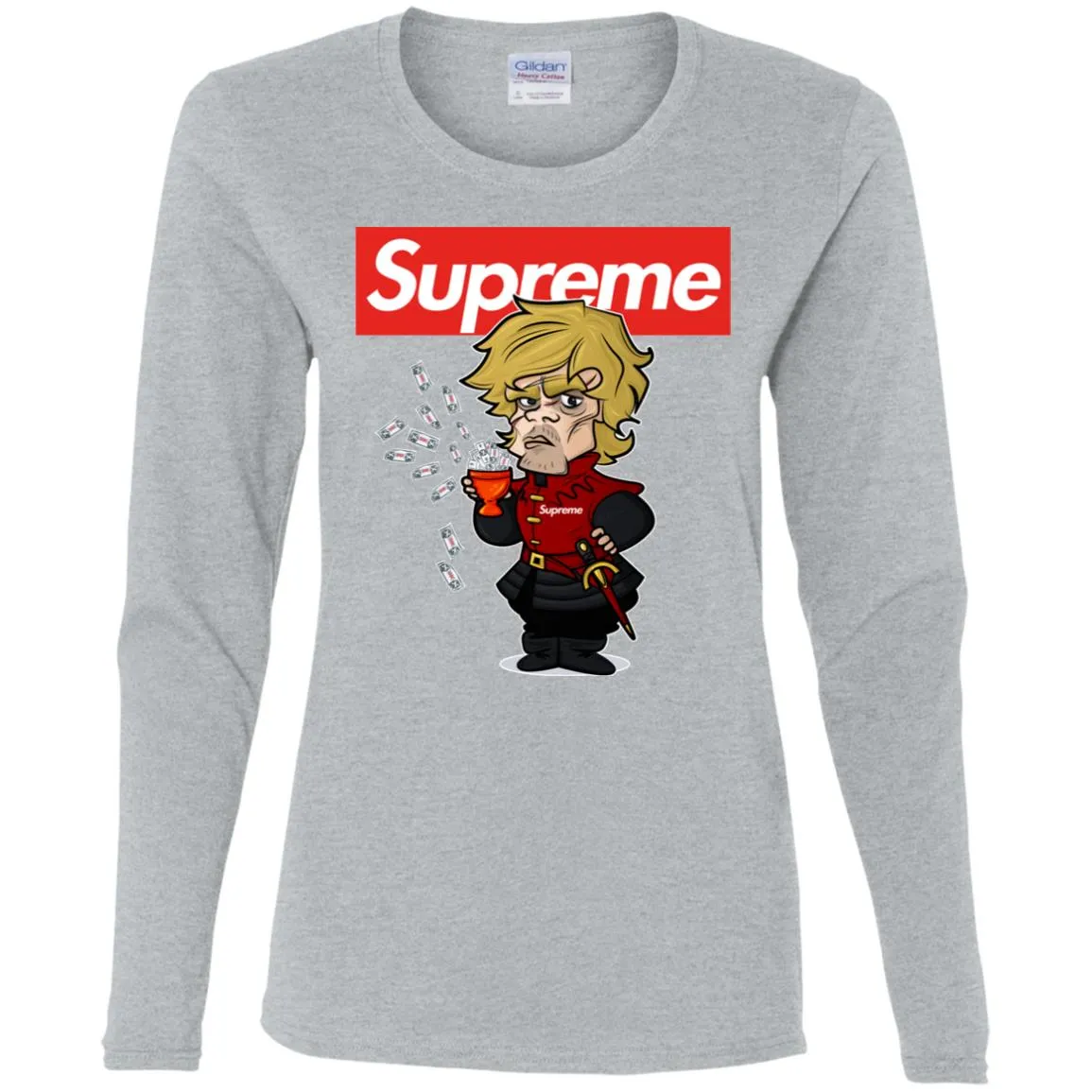 Supreme Tyrion Game Of Thrones T-shirt Women Long Sleeve Shirt